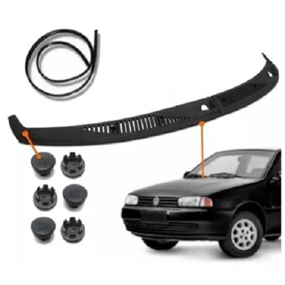 Kit Churrasqueira Parabrisa + Remate Grade Gol Bola G2 95/99