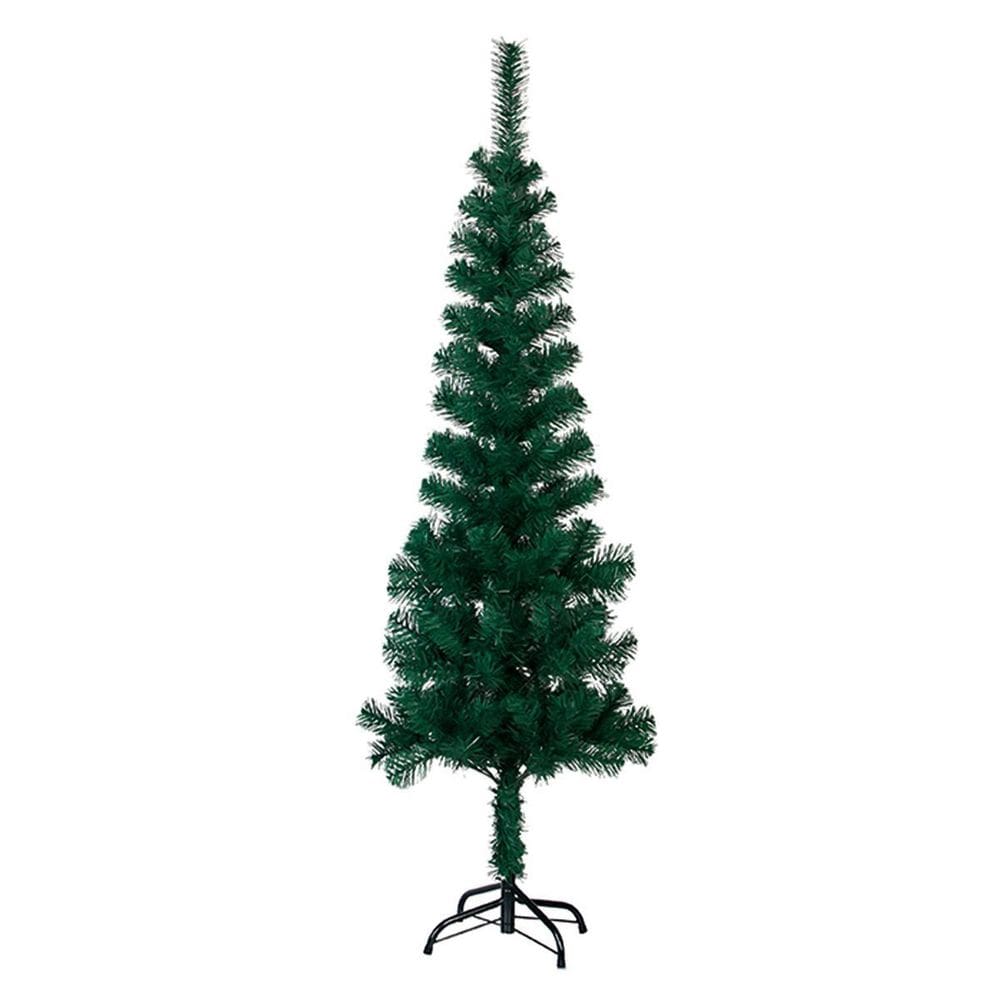 Arvore De Natal Slim Fina 150Cm Pinheiro Verde 200 Galhos