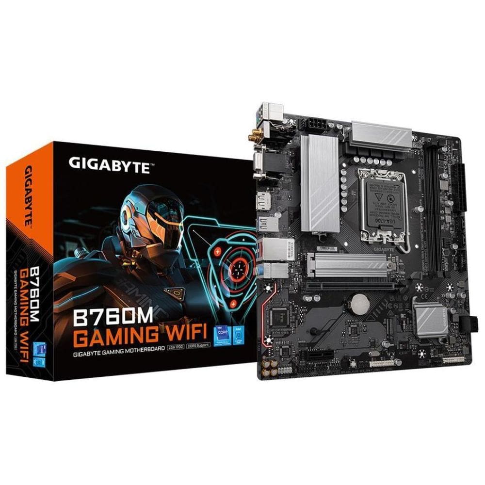 Placa Mãe Gigabyte B760M Gaming Wifi Intel Lga 1700 Ddr5