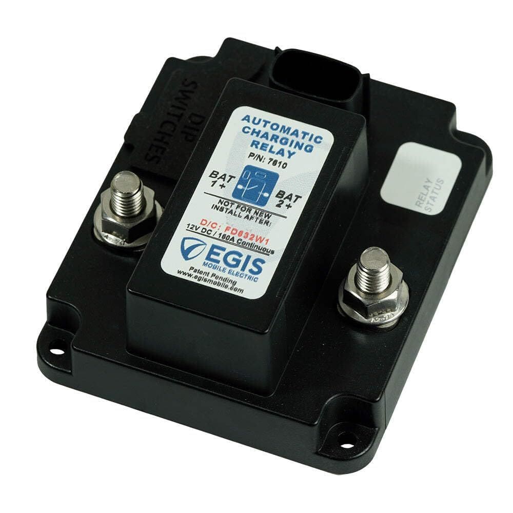 Relé de carregamento automático programável Egis 160A 12V