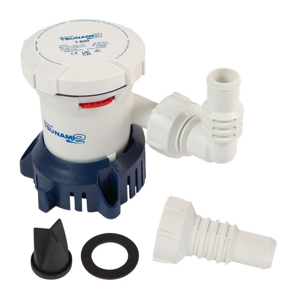 Bomba de esgoto Attwood Tsunami MK2 800 GPH 12V com controle manual