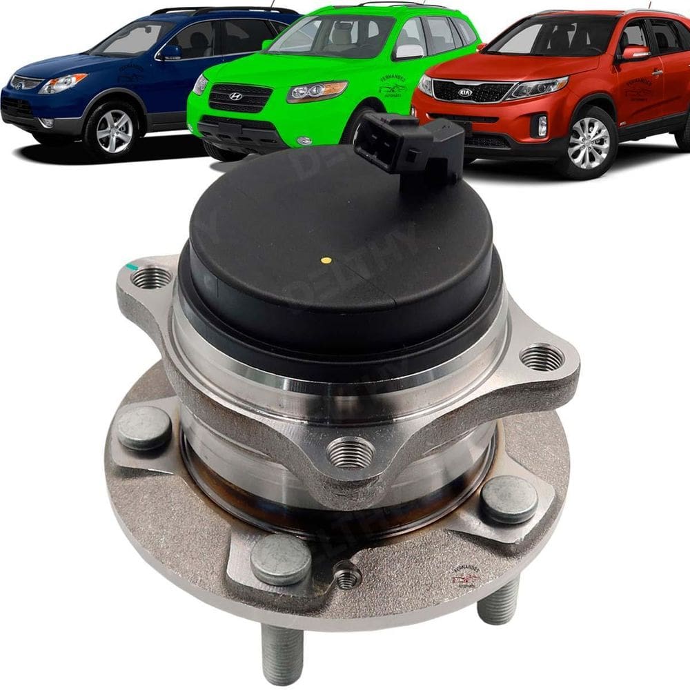 Cubo De Roda Traseira Hyundai Santa Fé 4X4 Veracruz Sorento