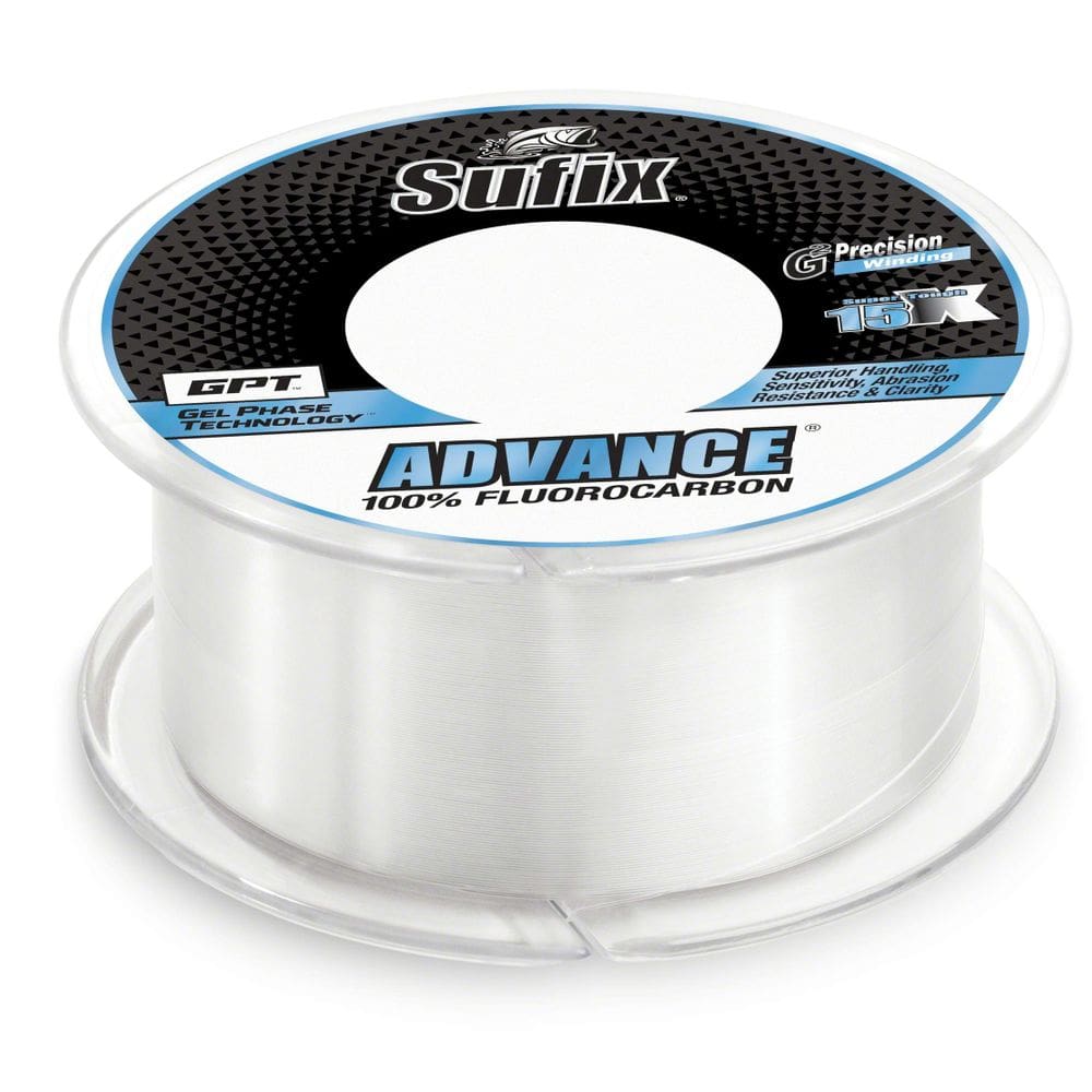 Linha de pesca Sufix Advance Fluorocarbon 12 lb Test 200 yd Clear