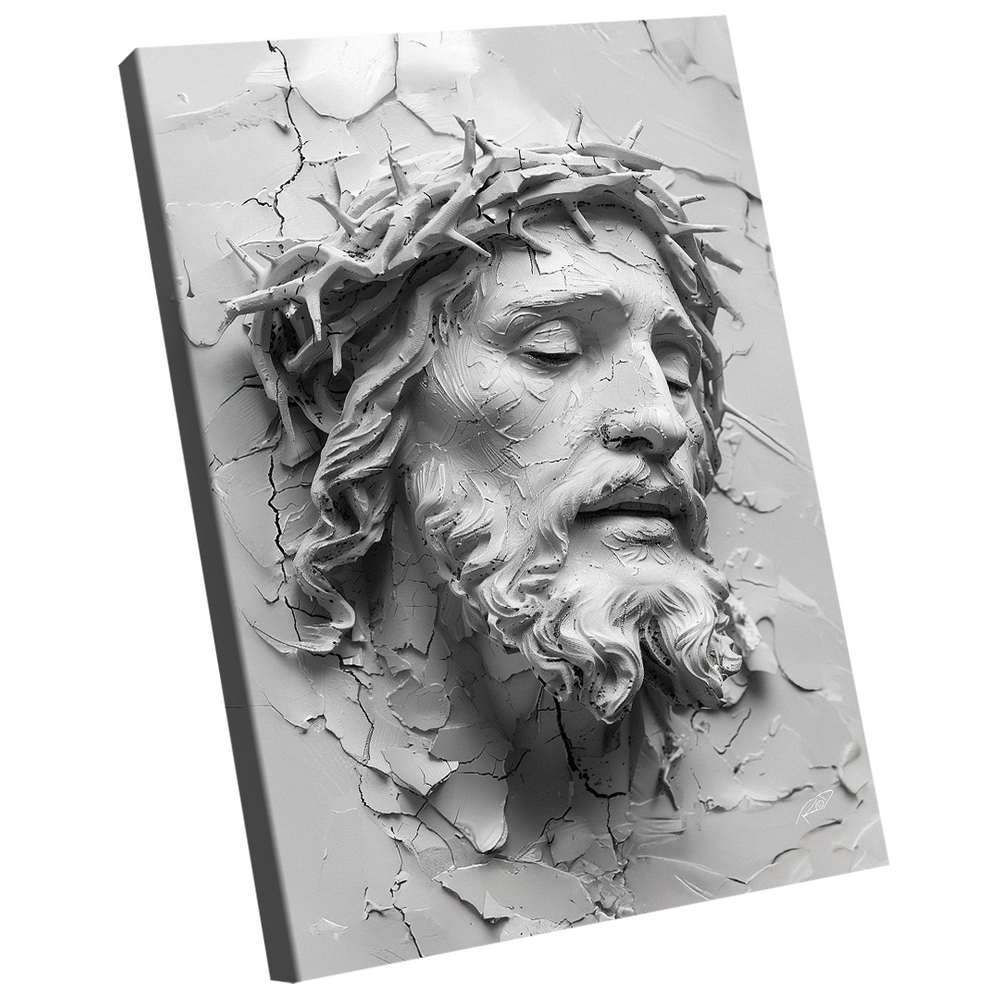 Quadros Decorativo Jesus Face 3D