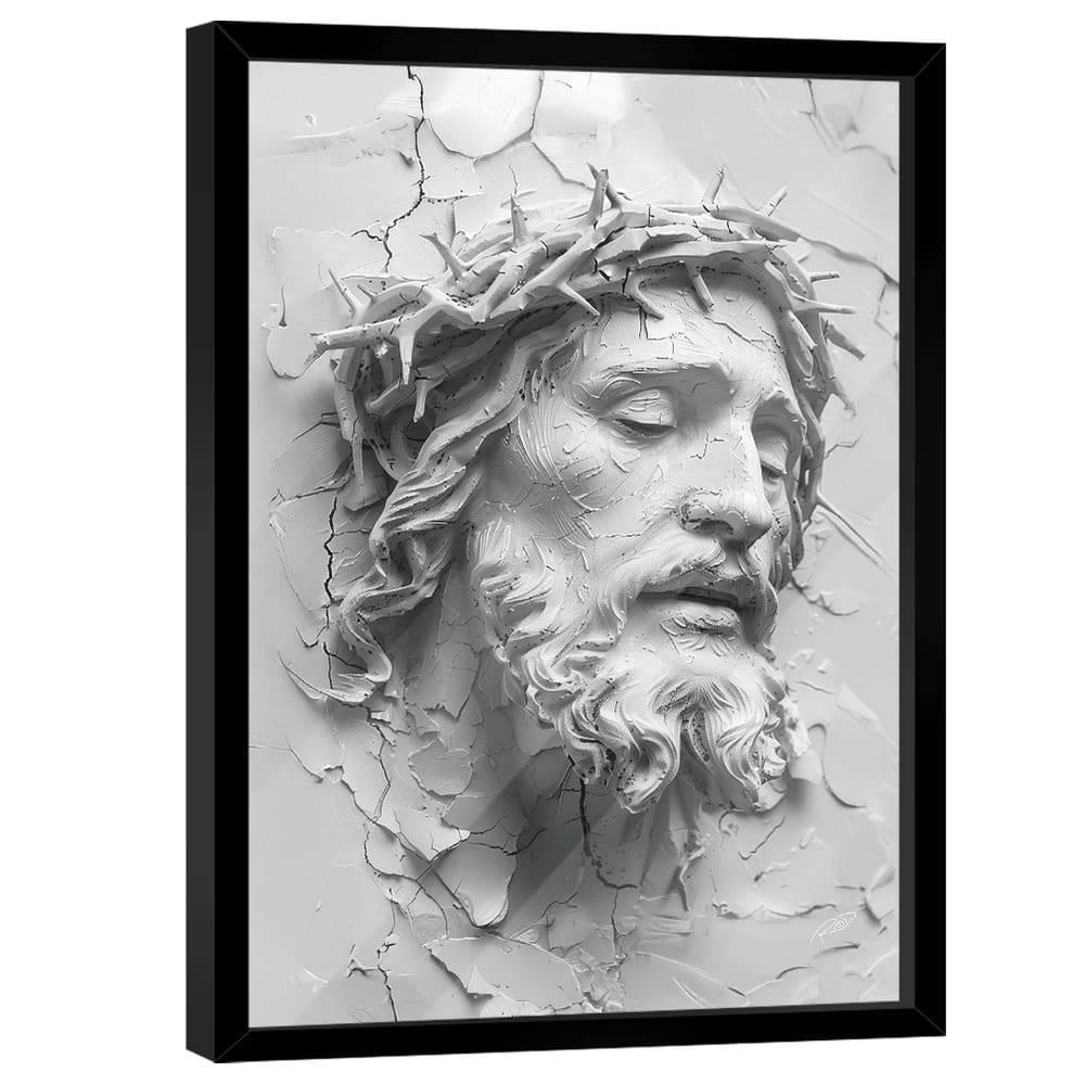 Quadros Decorativo Jesus Face 3D