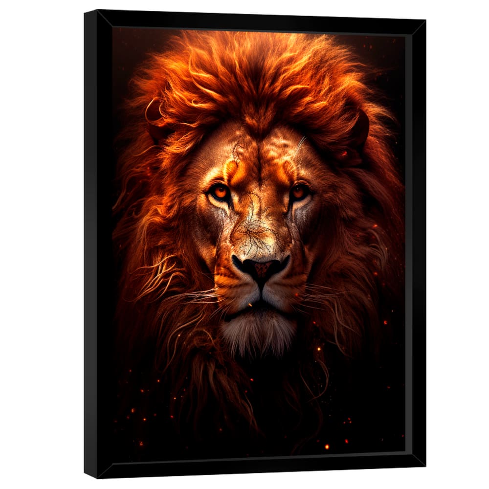 Quadro Decorativo Leão-do-Atlas