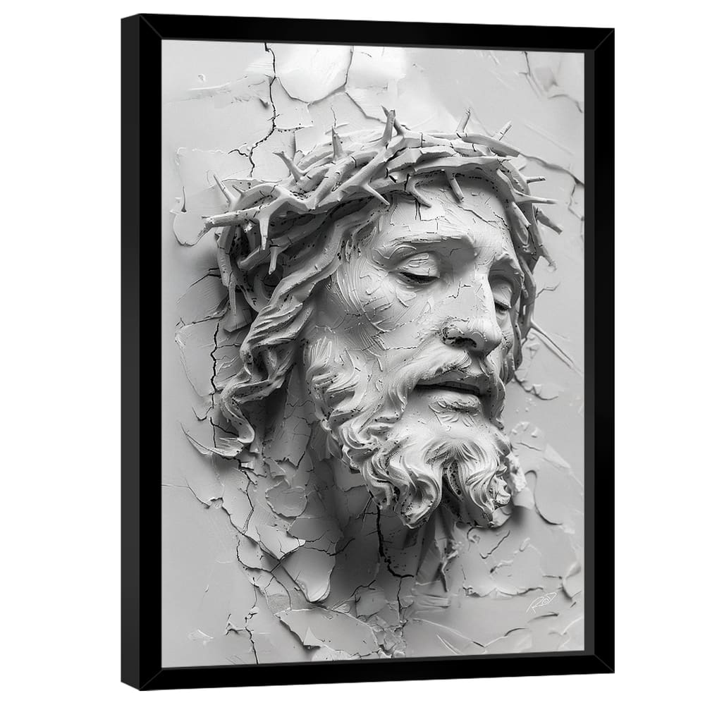 Quadros Decorativo Jesus Face 3D