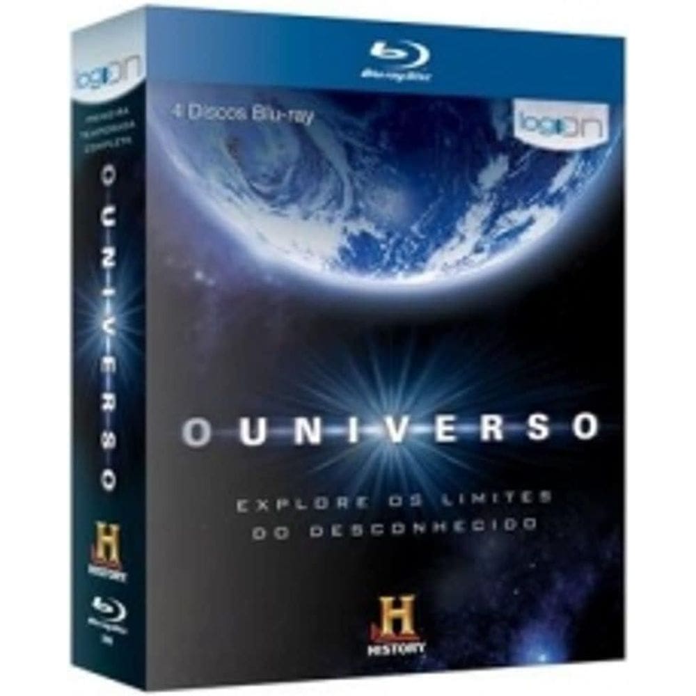 Blu-Ray O Universo - Serie Completa History Channel 4 Discos