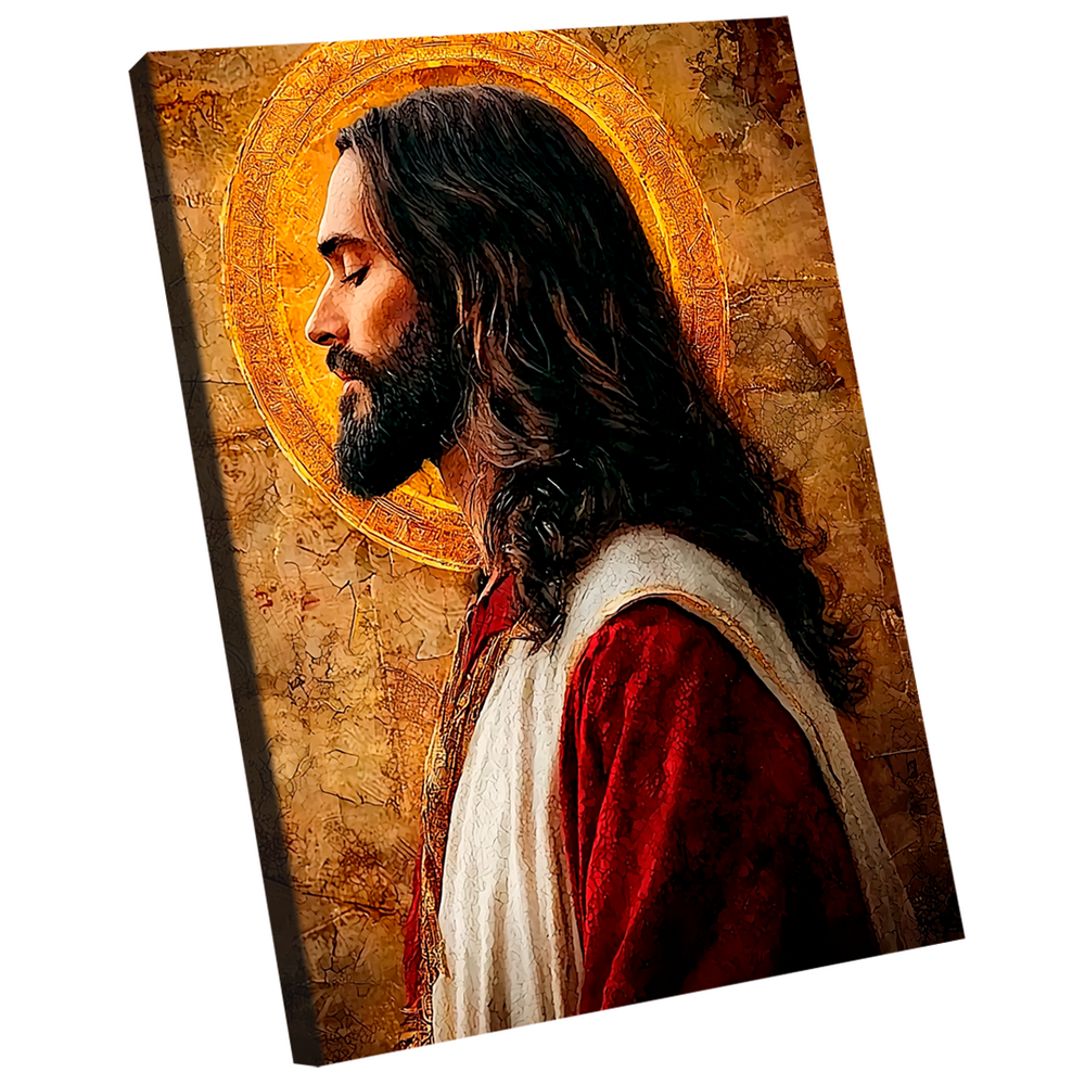 Quadro Decorativo Jesus Perfil