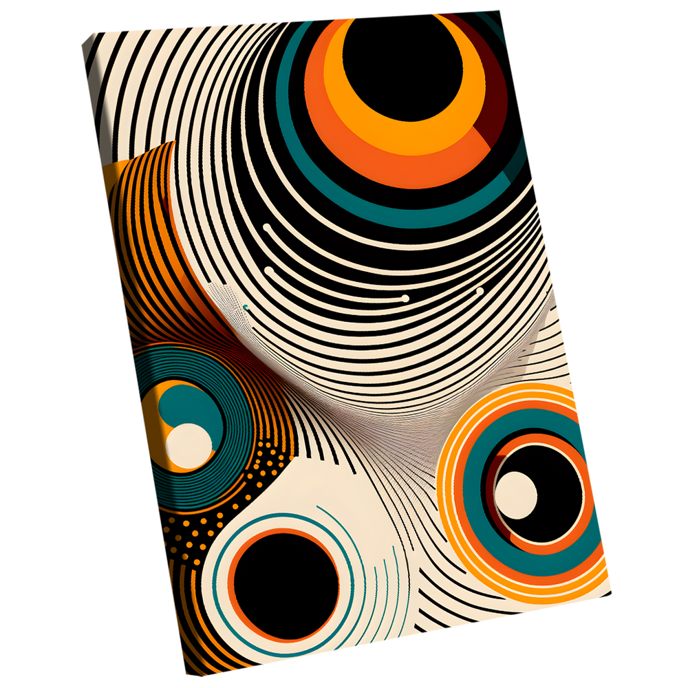 Quadro Decorativo Abstrato 3D Formas