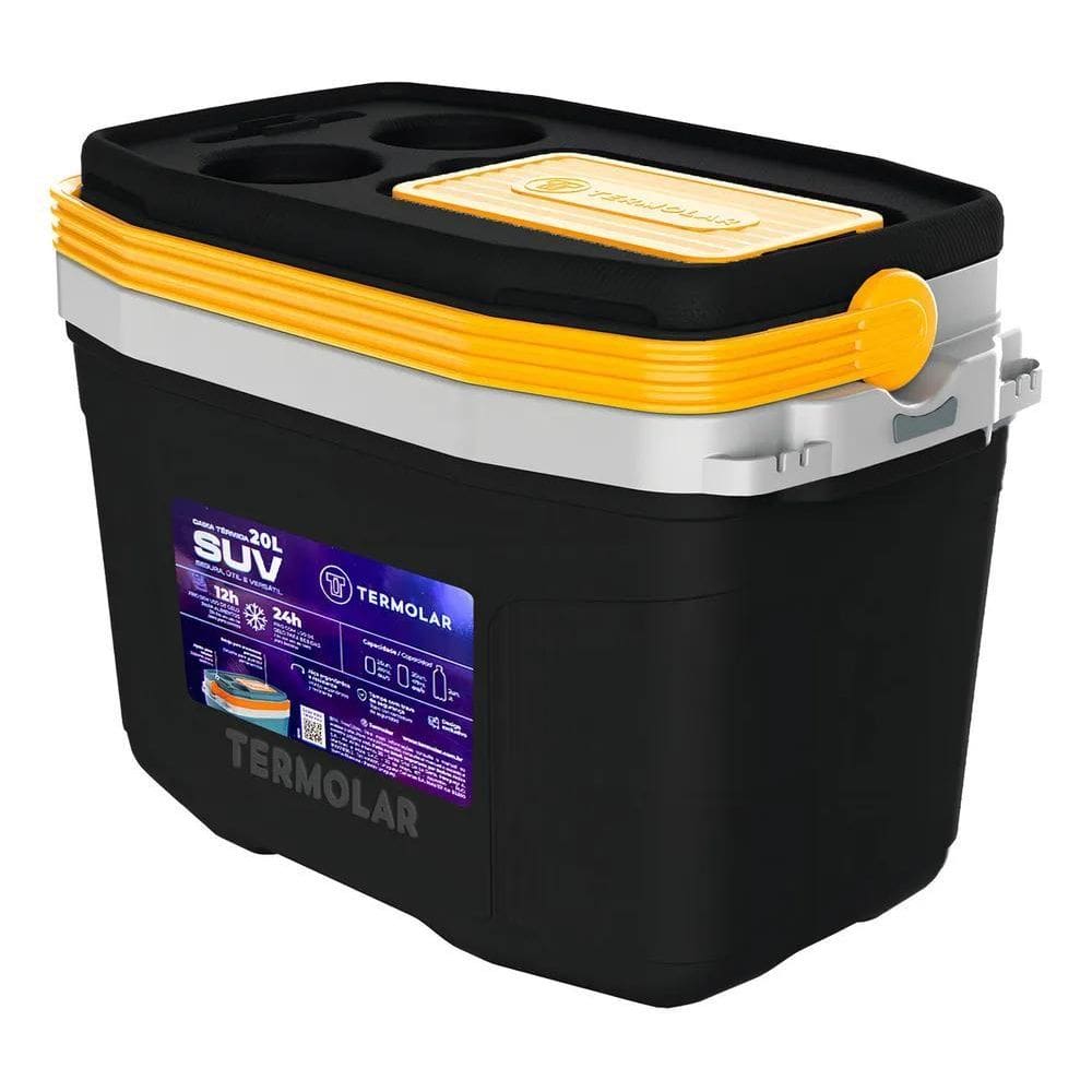 Caixa Termica Suv Cooler Com Alça 20 Litros Praia Pesca Camp