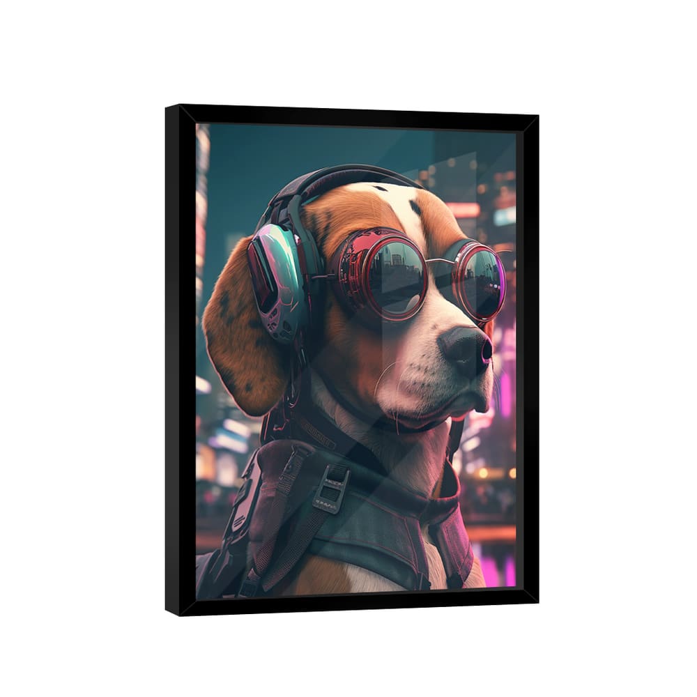 Quadro Decorativo  Beagle Style