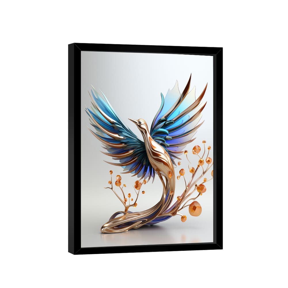 Quadro Decorativo Ave de Aço