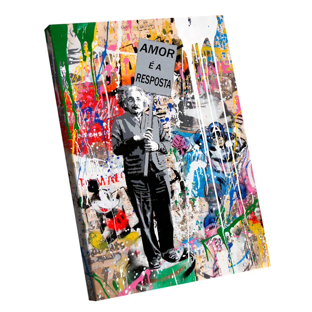 Quadro Decorativo Love Is The Answer