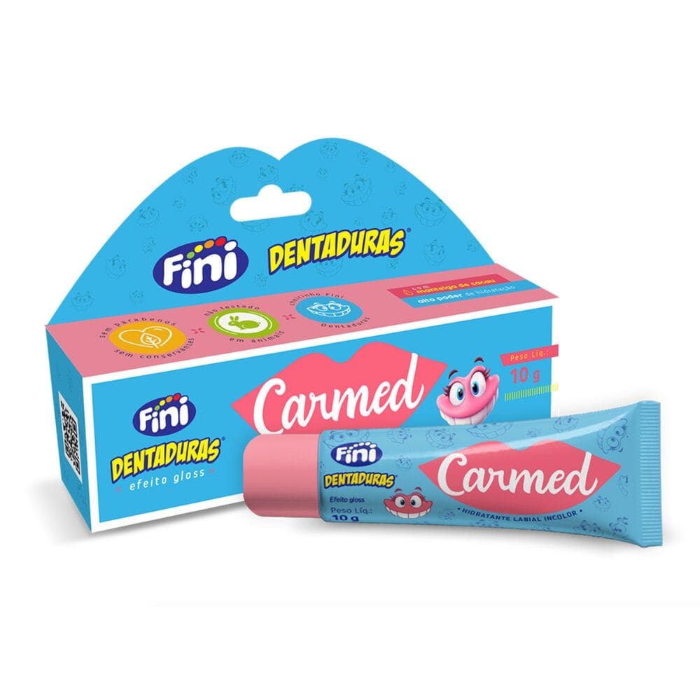 Carmed Fini Dentadura Hidratante Labial 10g autêntico