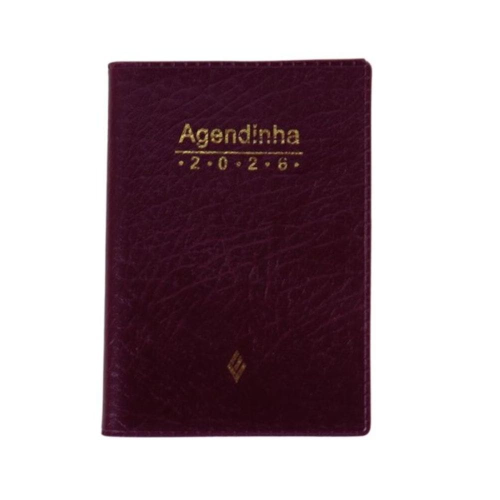 Agenda Simples 2026 - Vinho