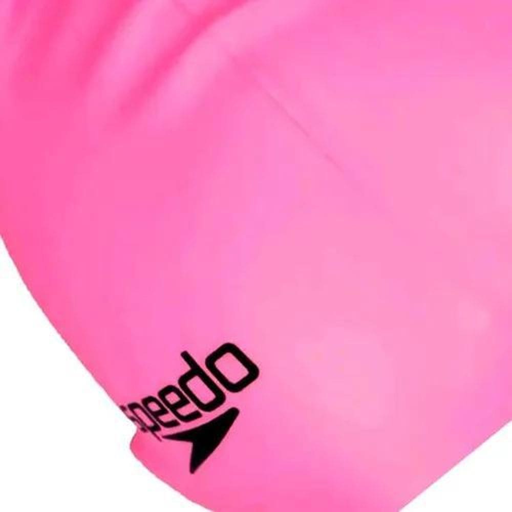 Touca Natação Speedo Flat Lisa Proteção Água Silicone Cor Ro