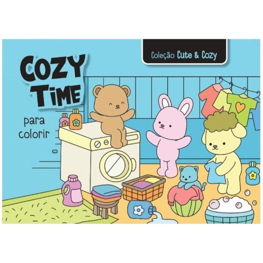 Cozy Time - Livro Para Colorir