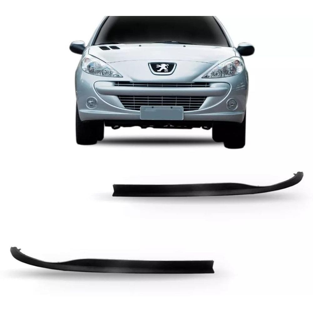 Saia Spoiler Bigode Parachoque Peugeot 10 Par