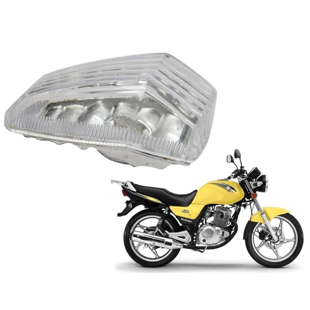 Lente Pisca Seta Cristal Transparente Yes Gsr 125 Gsr 150I