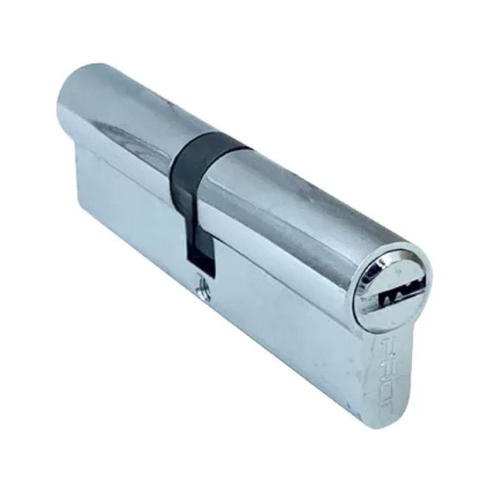 Cilindro Miolo Tambor Pado Cromado Euro 100 Mm 10 Cm Caveira