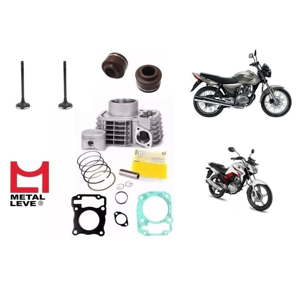 Kit Parte Cima Motor Cg Titan Fan Start 150 De 2004 Ate 2015