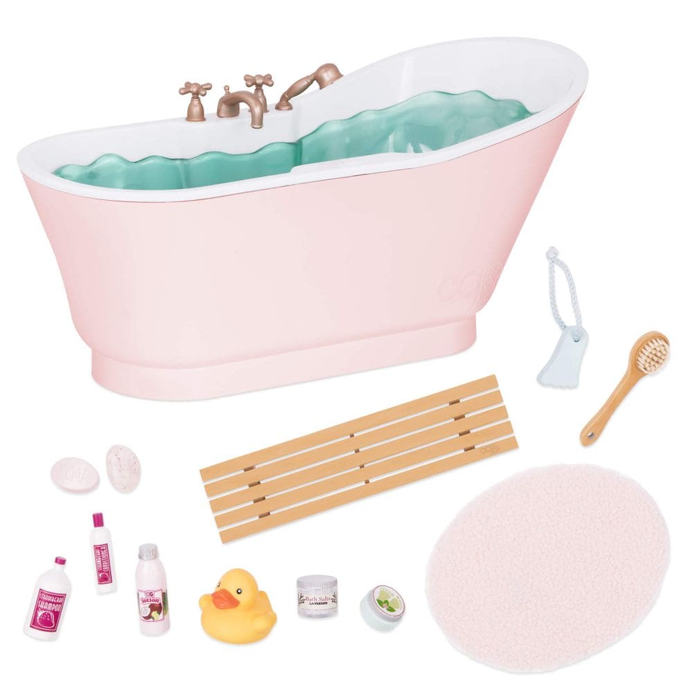 Conjunto Toy Bath & Bubbles Deluxe para 18 bonecos da nossa geração