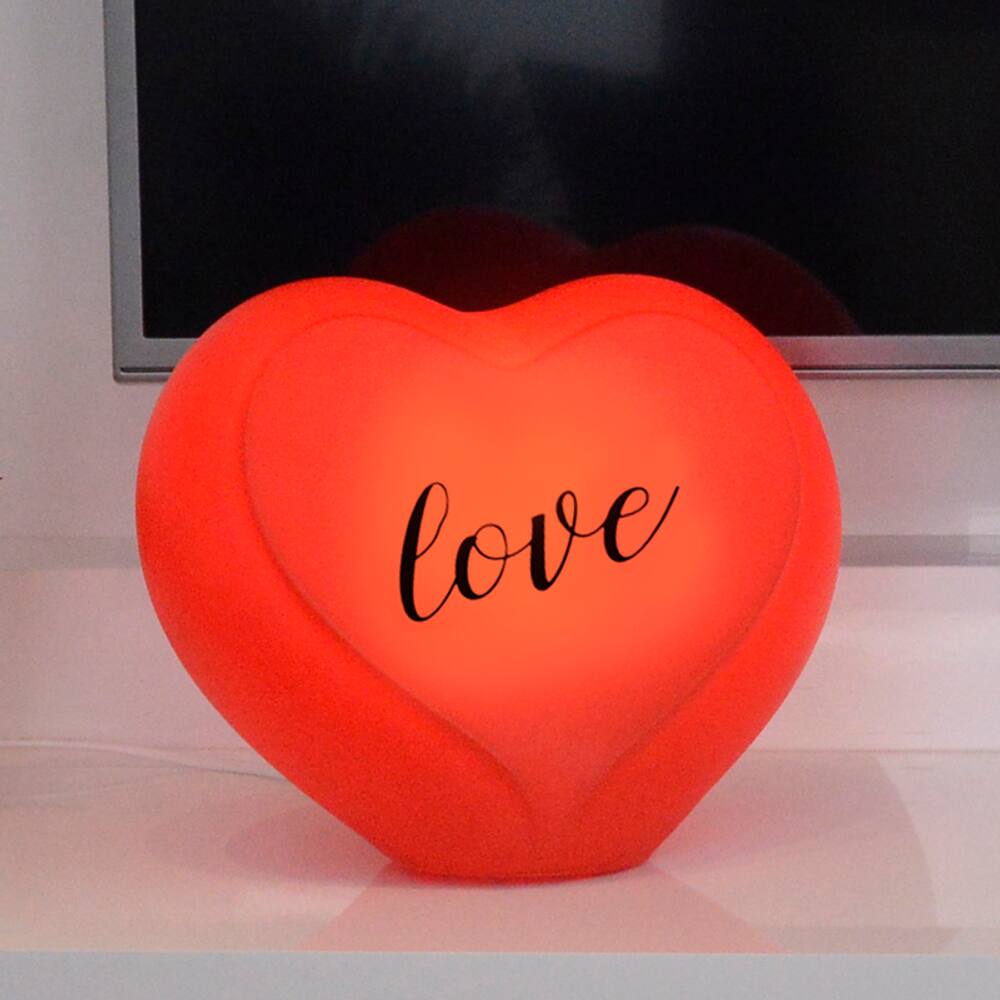 Coração Love Luminaria Vermelho