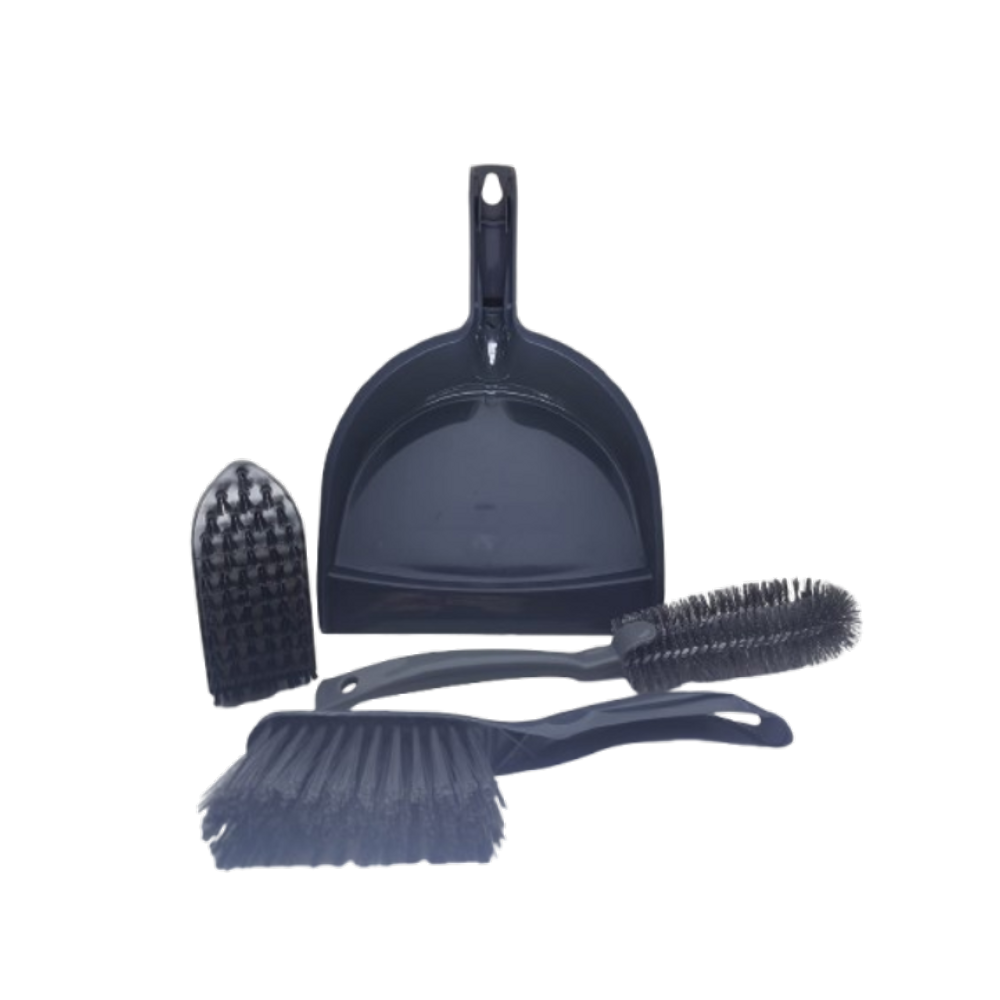 Kit Limpeza Completo Multiuso Escova Pá Vassourinha Limpador
