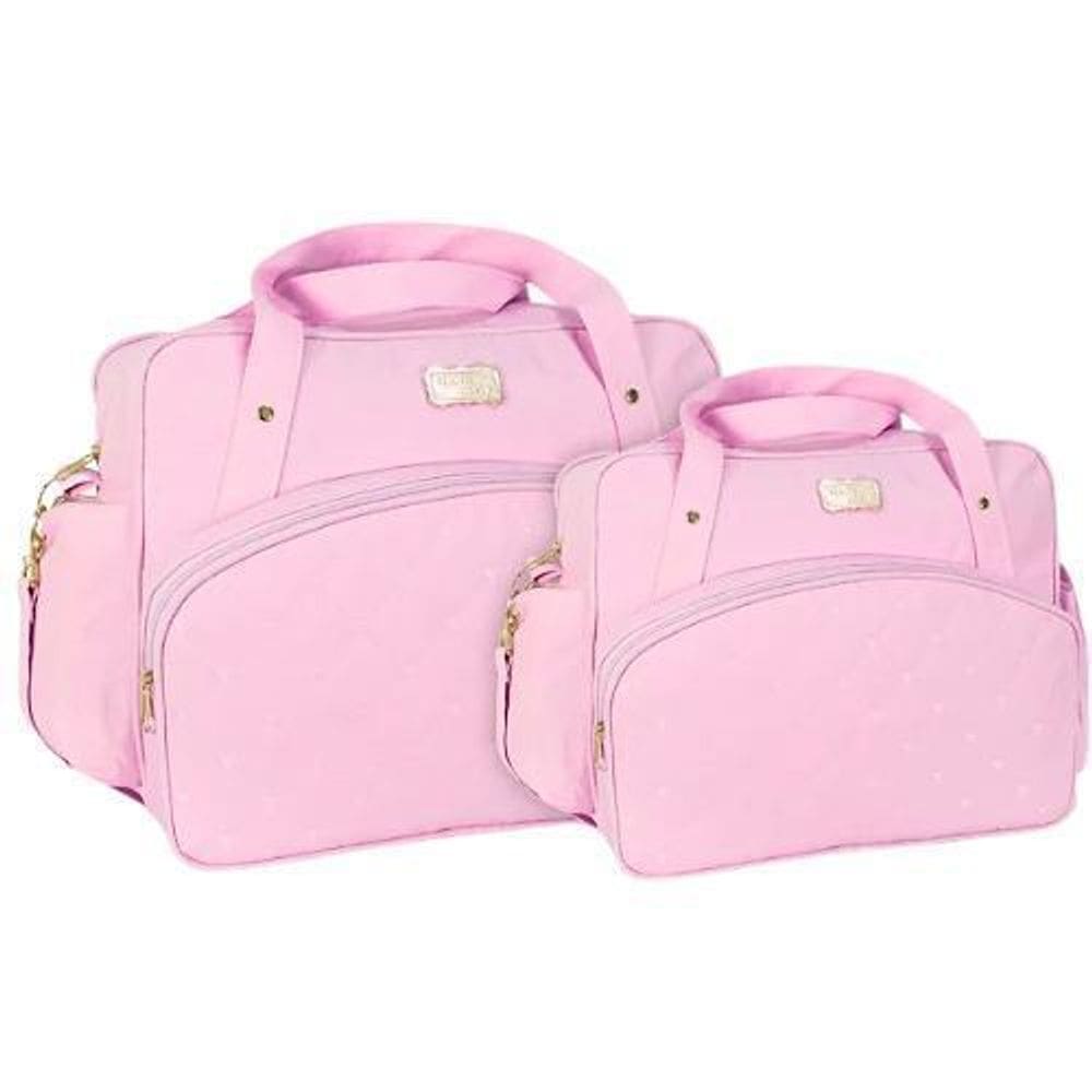 Kit Bolsas Maternidade Mave Baby Top Line Rosa