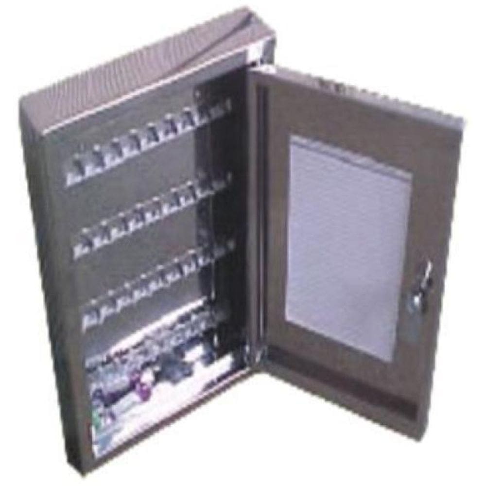 Claviculario Inox 30 Chaves com Fechadura e 2 Chaves