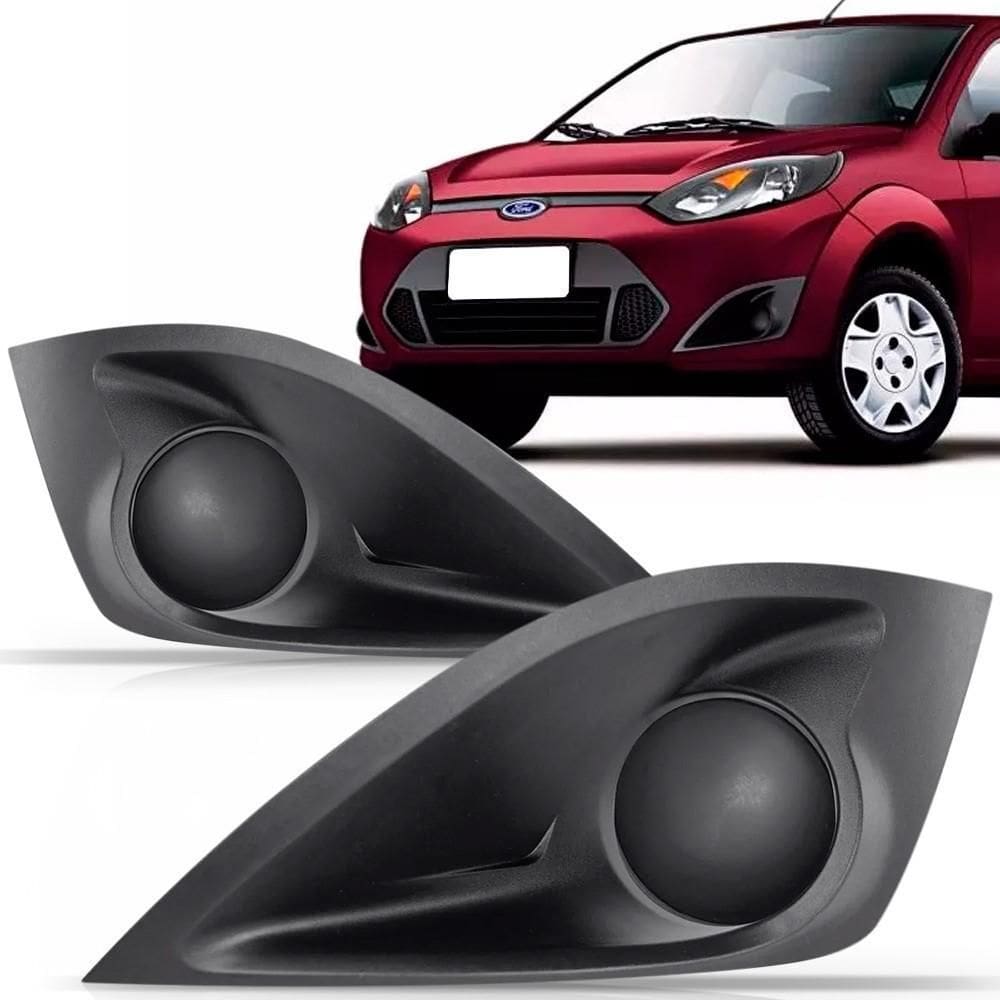 Par Moldura Do Parachoque Sem Farol De Milha Do Fiesta 2011