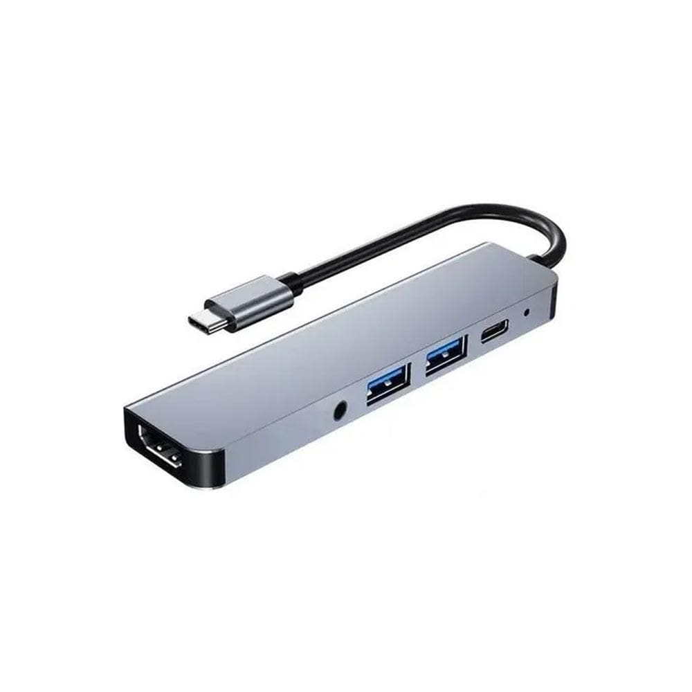 Adaptador Hub 5 Em 1 Tomate Mtv-615