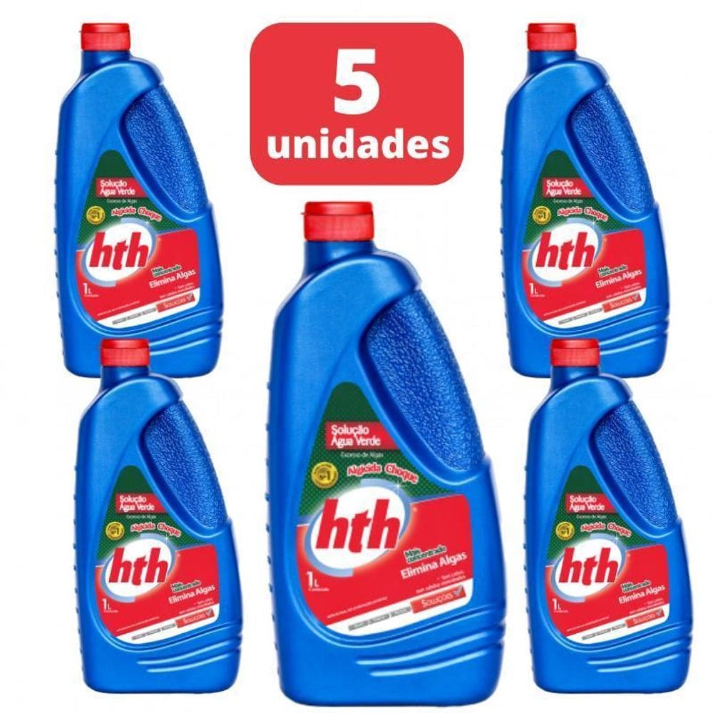 Kit Algicida Choque 5 Litros Hhth