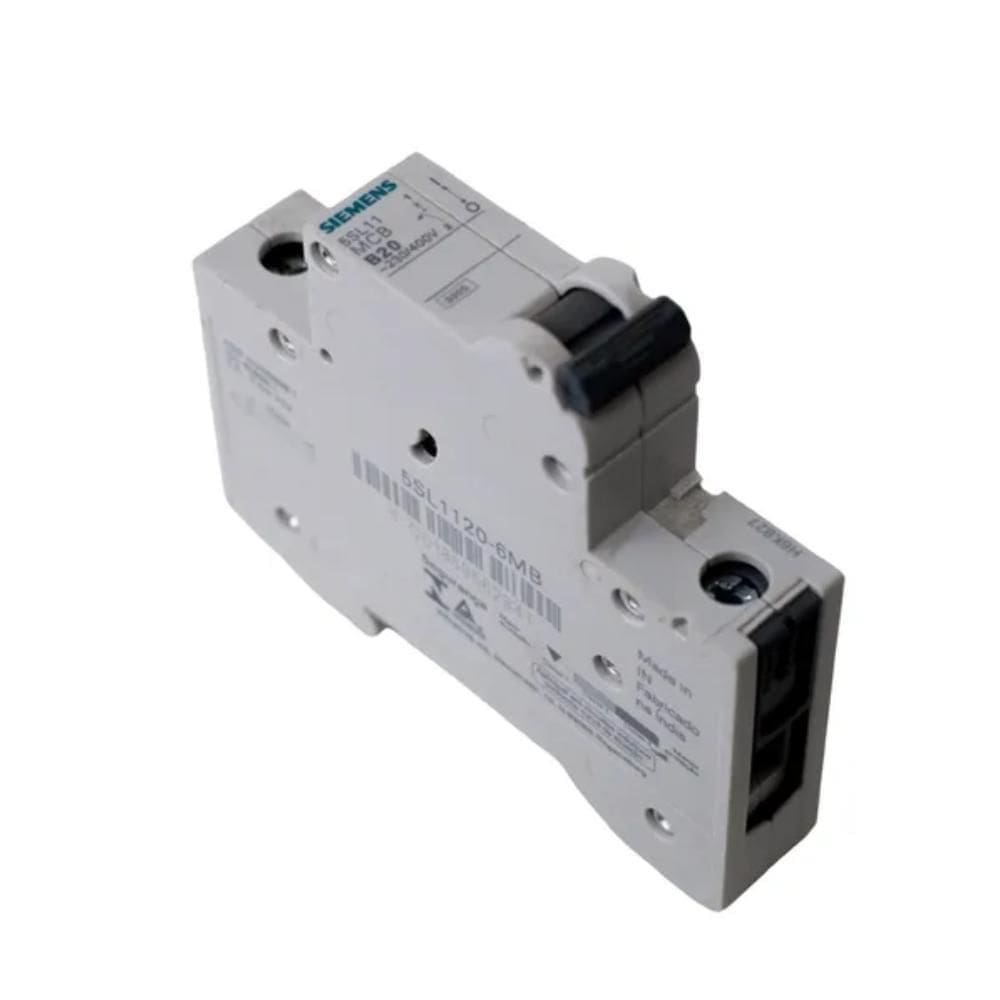 Disjuntor Interruptor Unipolar 1P Curva B 20A Siemens