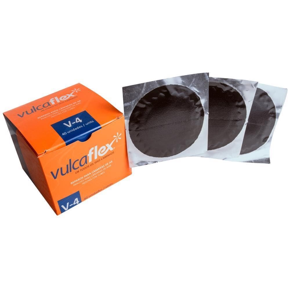 Remendo Redondo Vulcaflex V-04 Caixa Com 40 Unidades