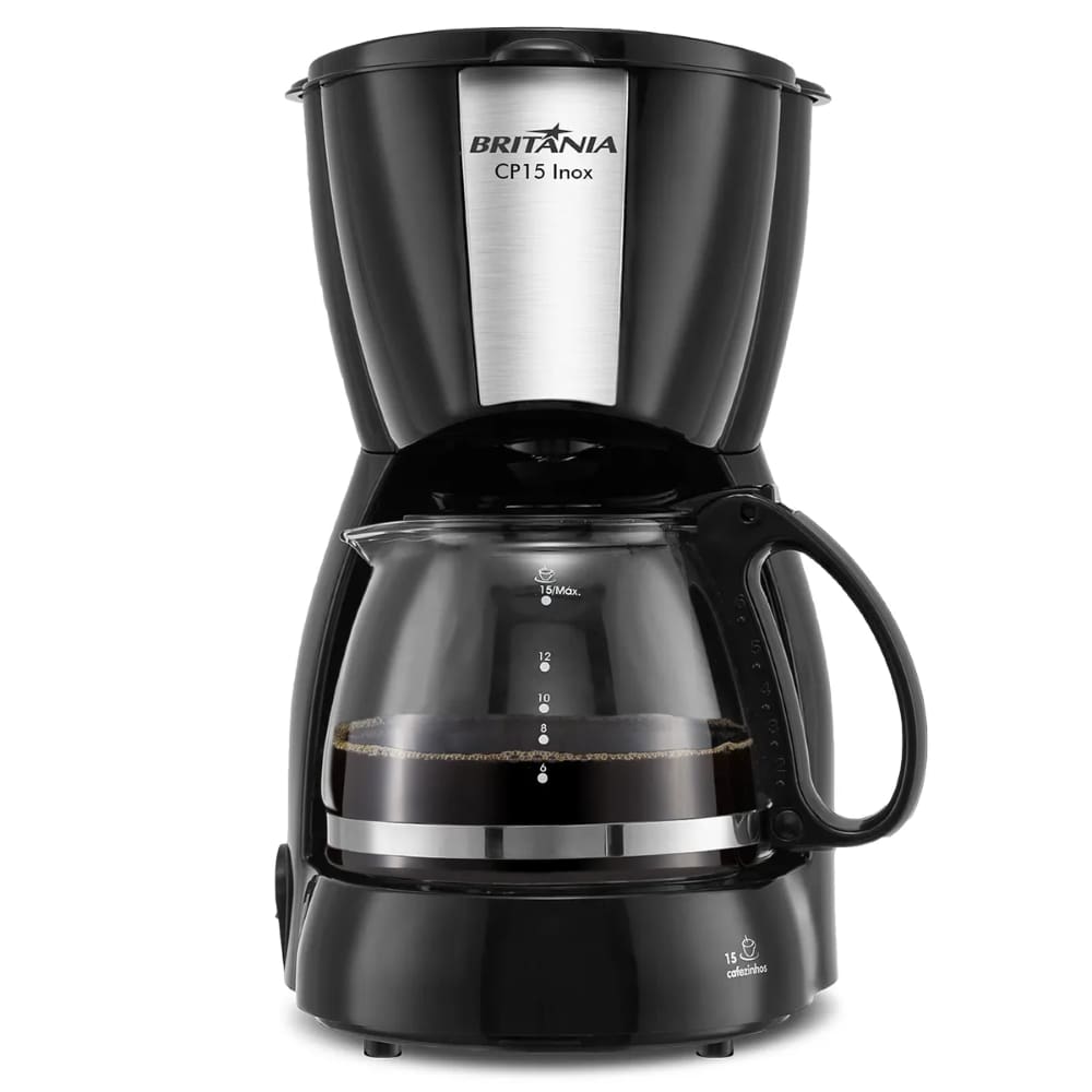 Cafeteira CP15 Inox Britânia Com Capacidade 0,6L 220V