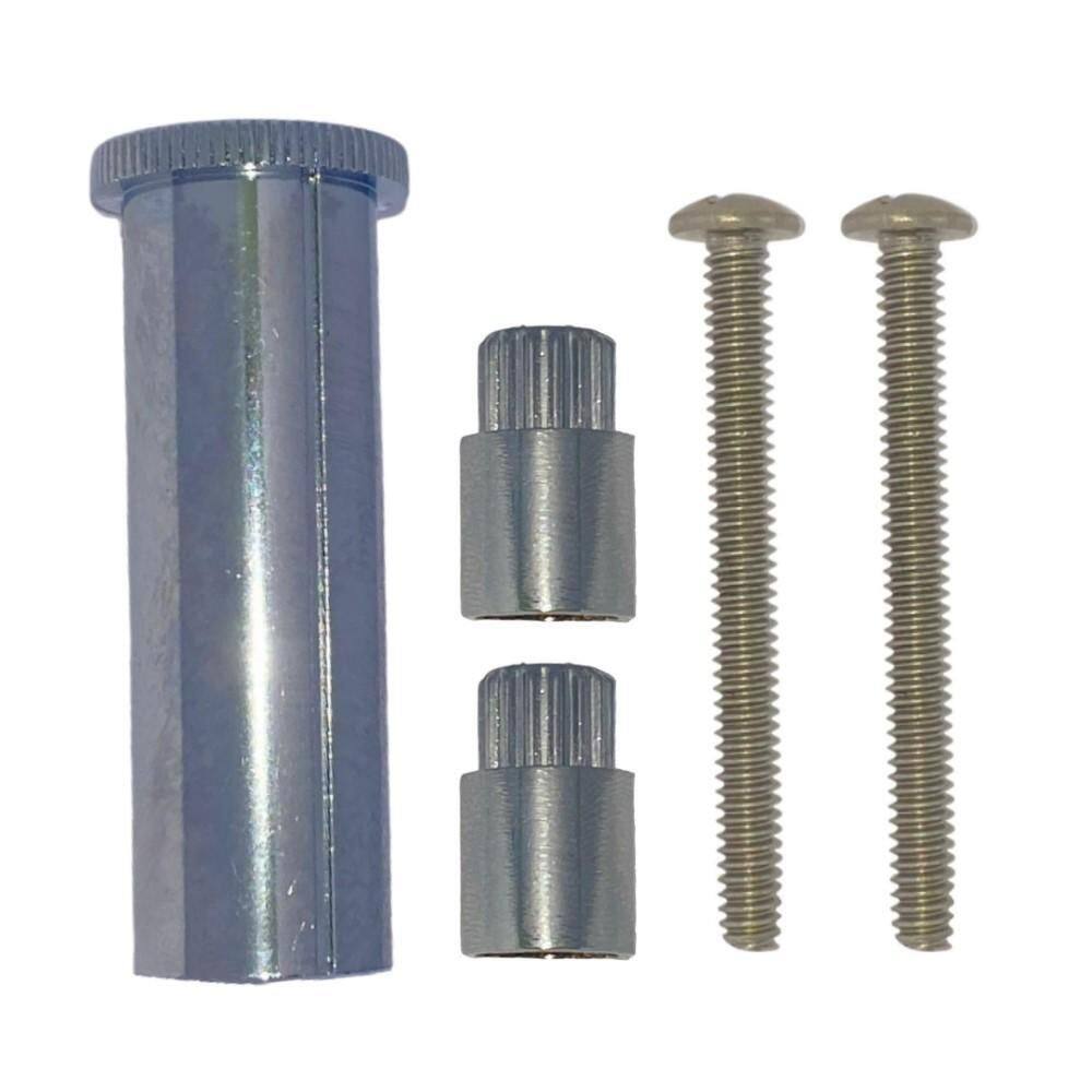 Prolongador Registro 16 Estrias Para Deca Docol Cromado 20Mm