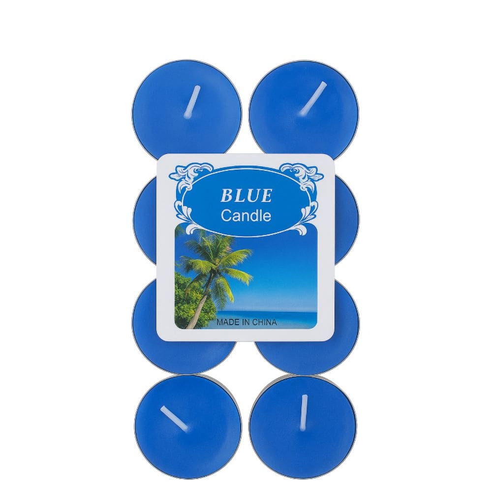 Kit 16 Vela Decorativa Romântica Pequena Redonda Colorida Refil Lamparina Flutuante Base Alumínio