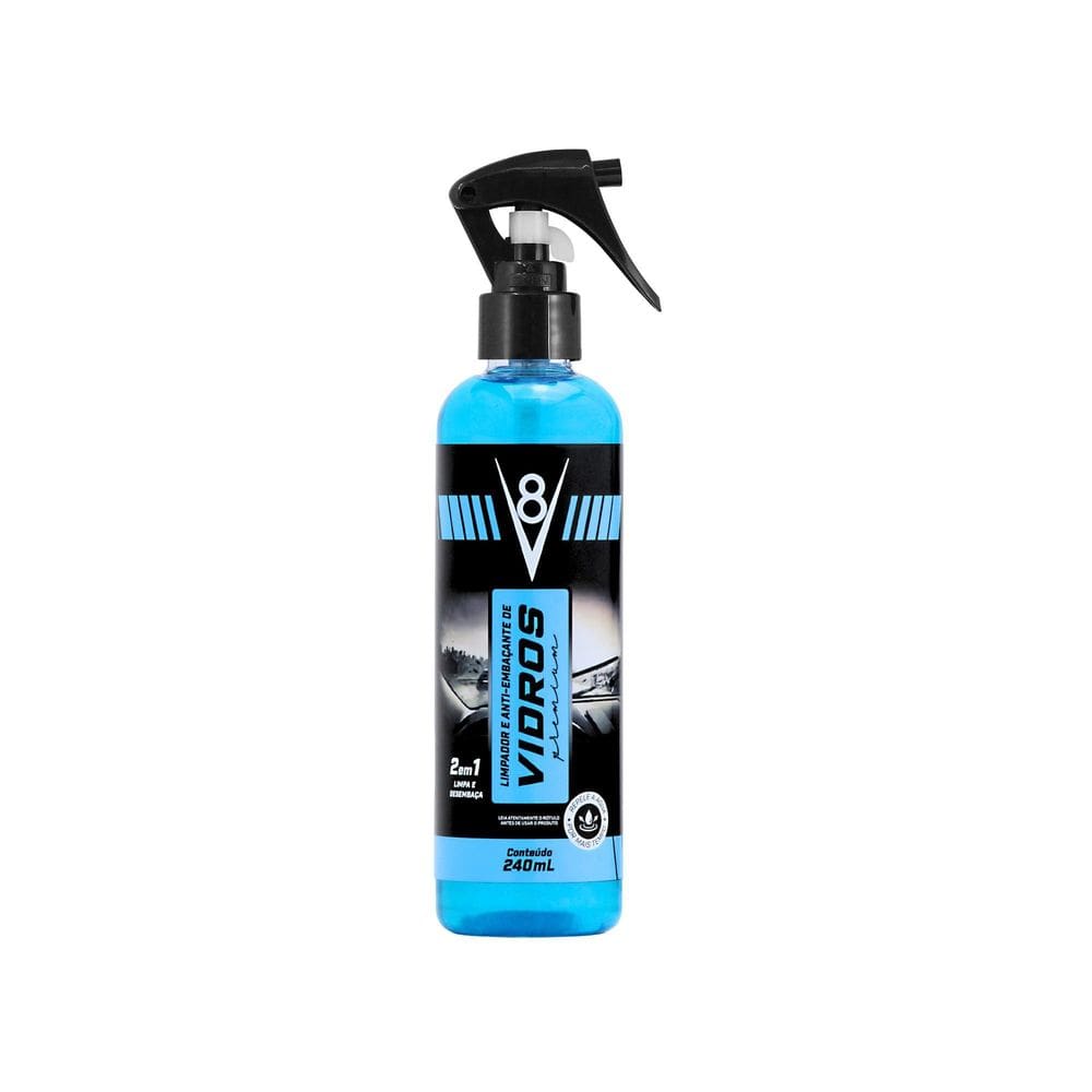 Limpador E Anti-Embacante De Vidros V8 240Ml