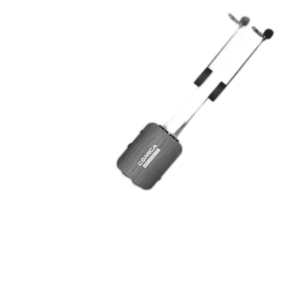 Microfone Lapela Duplo Profissional Comica Dual.Lav-D03 Stc