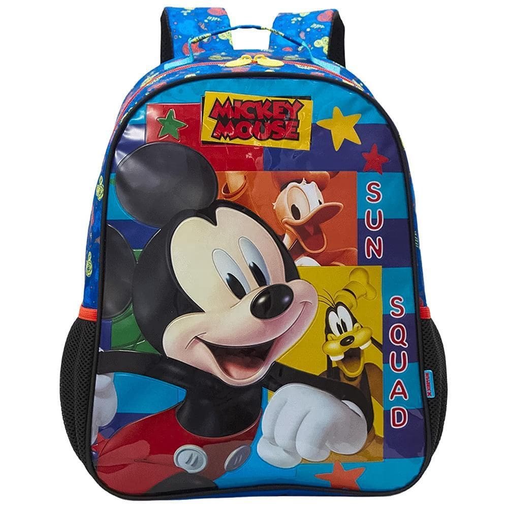 Mochila De Costas Escolar Infantil Mickey Mouse Disney
