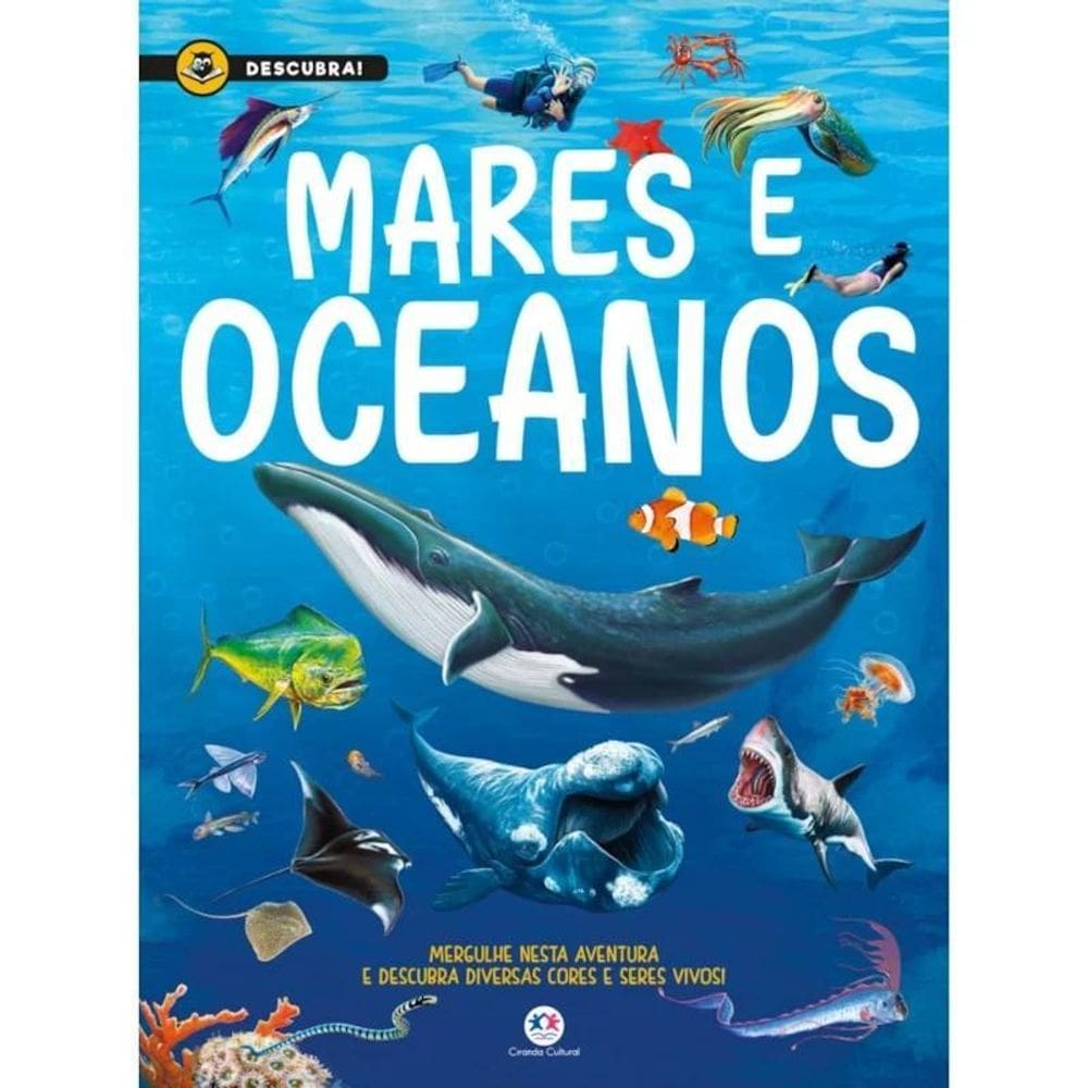 Livro Mares E Oceanos - Editora Ciranda Cultural