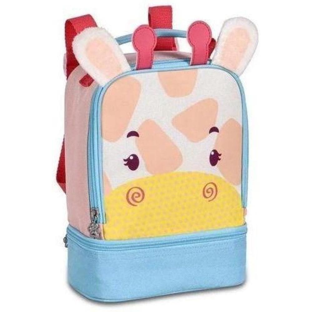 Lancheira Térmica Infantil Escolar Passeio Costas Girafa