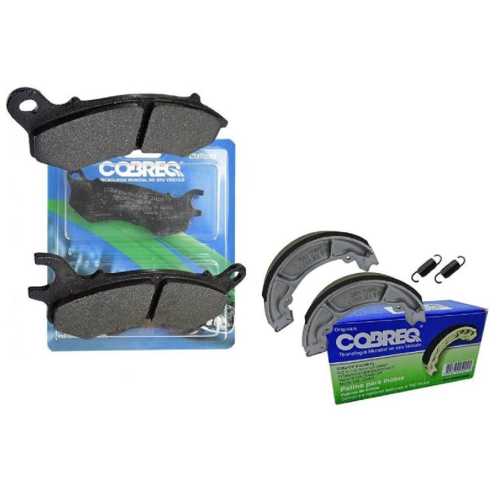 Kit Troca Freio Cobreq Pastilha + Lona Suzuki Yes 125