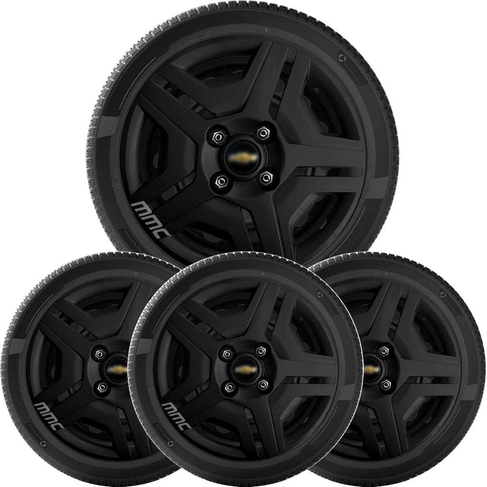 4X Calota Celta Corsa Classic Aro 13 Preto Com Logo 132Cb