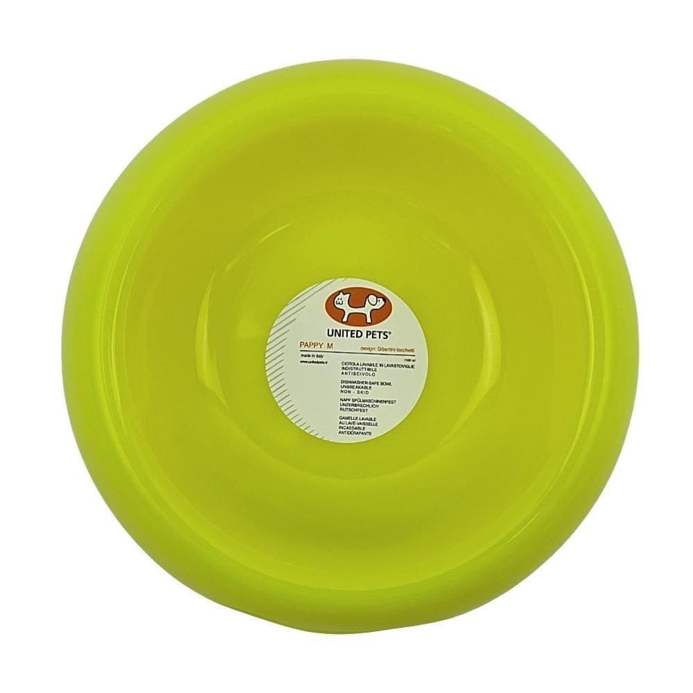 Comedouro Pet Para Cachorro United Pets Pappy Amarelo Tam M