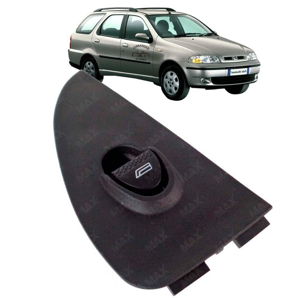 Botão Simples Vidro Elétrico Palio Doblô Siena - 100157737