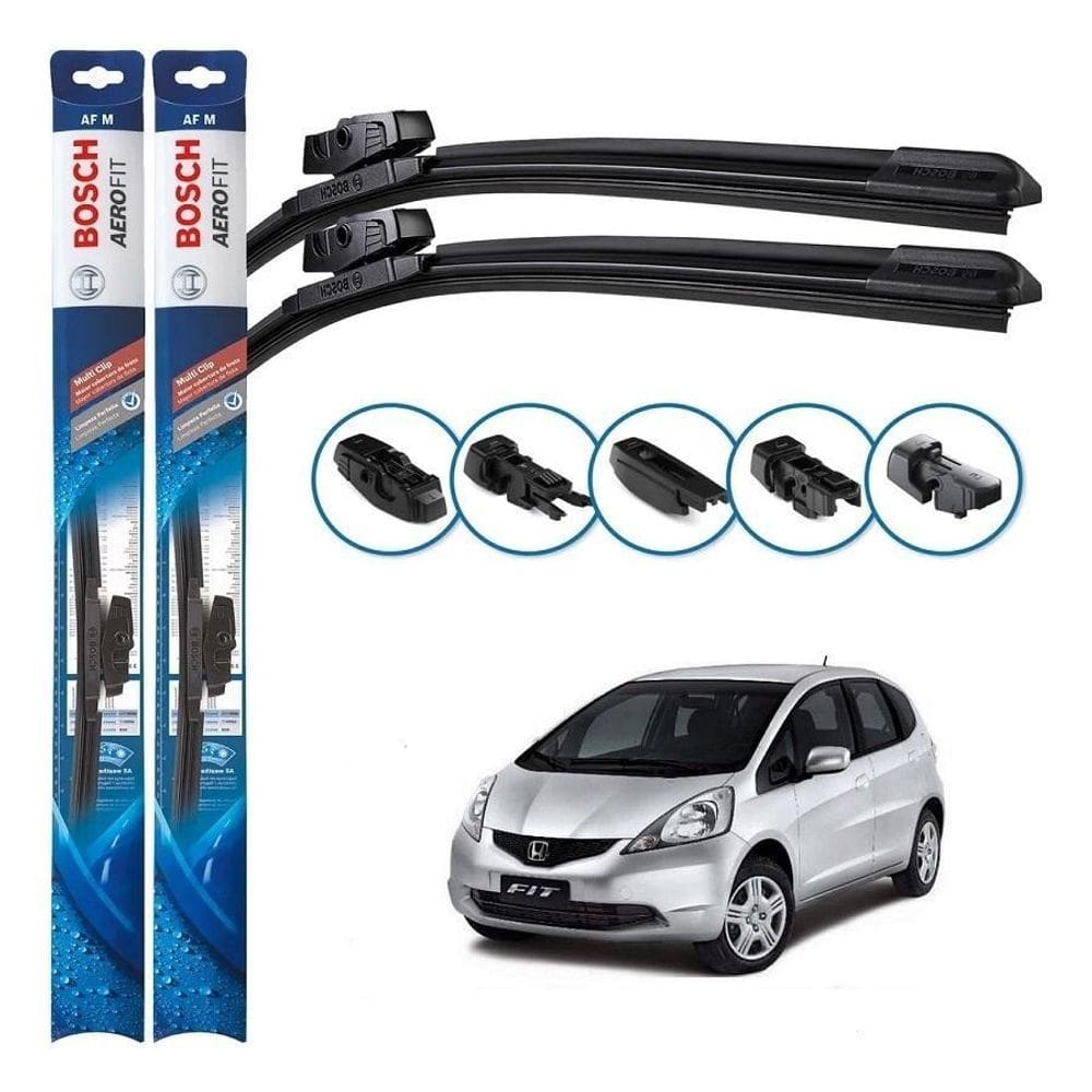 Palheta Bosch Dianteira Honda Fit 2009/14 Multiclip Aerofit