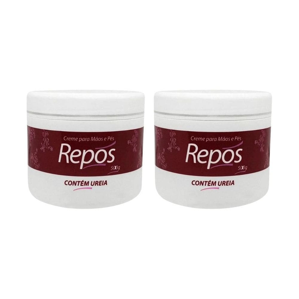 Repos Creme Ureia Maos E Pes 500G - Kit Com 2Un
